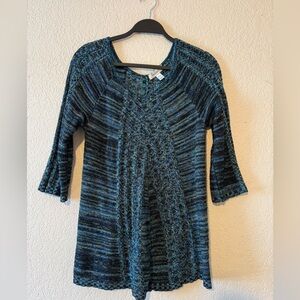 Dressbarn Blue Knit Women's Top